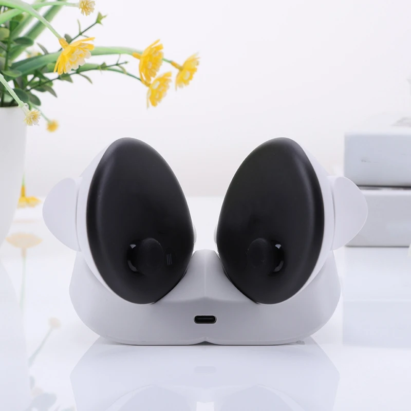 Dock di ricarica con 2 batterie ricaricabili Ricarica rapida da 20 W con indicatore LED per Oculus Quest 3/Meta Quest 3