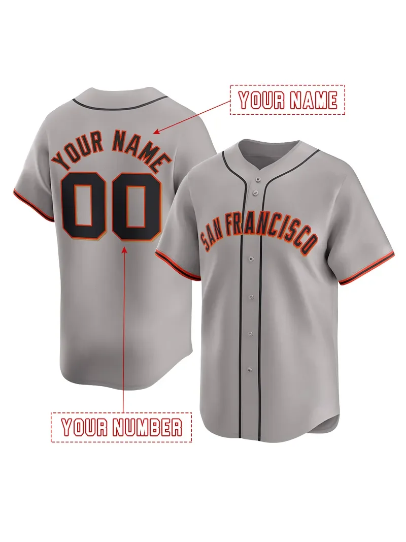 

Custom Baseball Jersey any Name Number Jeresys Men Women Yout for Game Day & Daily Wear Sports Jersey with Embroidered Details