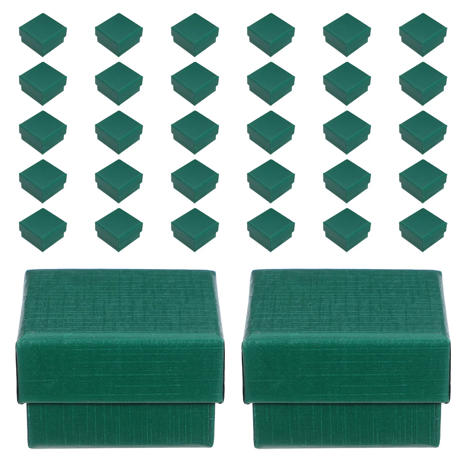 

Набор из 32 зеленых мини-шкатулок для украшений: компактный органайзер с мягкой подкладкой для серег, колец, ожерелий, браслетов. Маленькая дорожная шкатулка для хранения украшений, подарок.