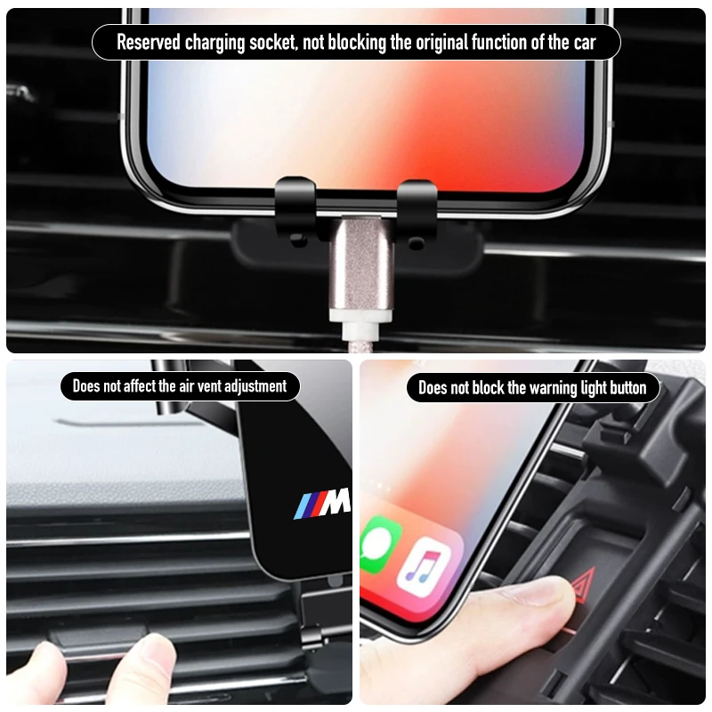 Car Phone Holder Auto Air Vent Auto Navigation Special Support For BMW X1 X3 X5 E39 F10 E87 E70 E91 E30 G30 E53 M3 M5 X6 X4 X7