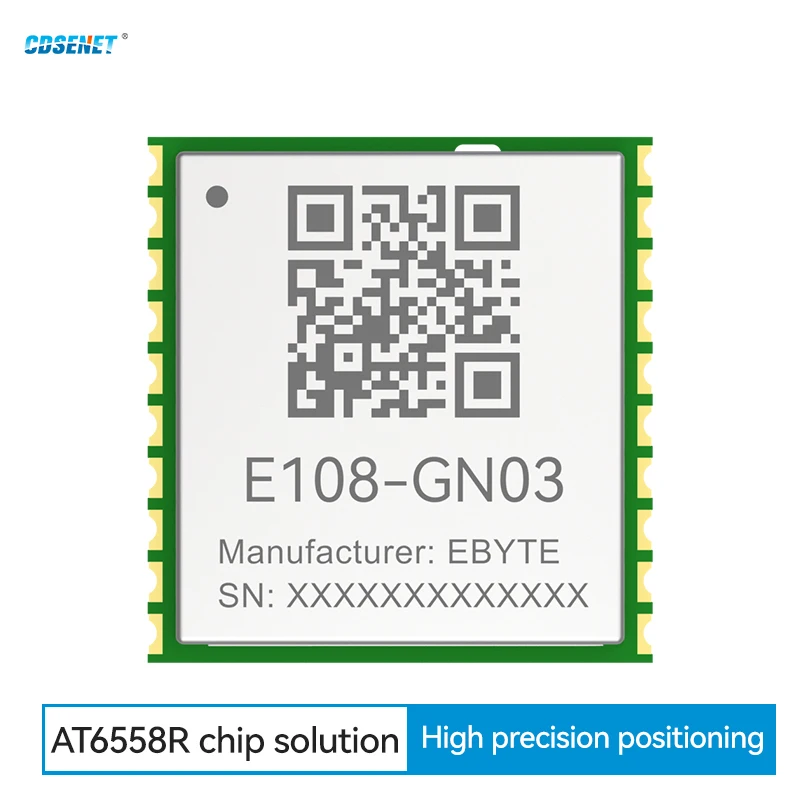 

AT6558R BDS GPS GLONASS Mulit Positioningand Navigation Module CDSENET E108-GN03 Small Size Low Power LNA SAW Industrial Grade