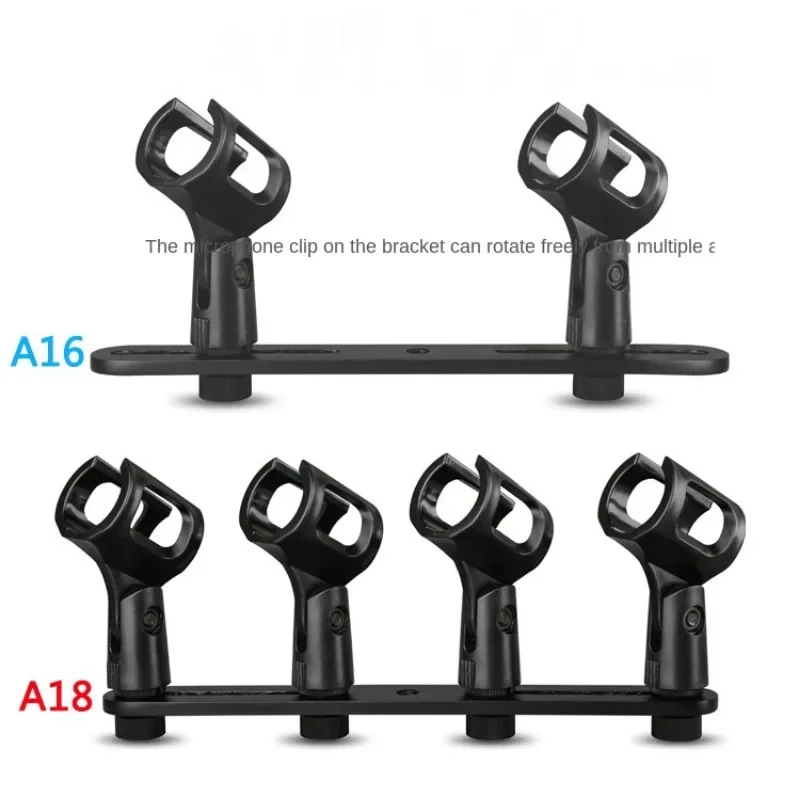 

A16 and A18 Microphone Microphone Double-head Four-head Clip Aluminum Rod Microphone Accessories