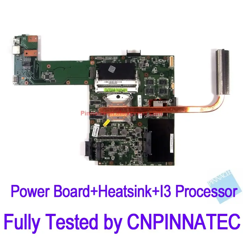 

60-N1WMB1200 K52jc with Heatsink Power Board Motherboard for ASUS K52J K52jc instead of K52JT K52JV K52JR K52D K52DR K52DE