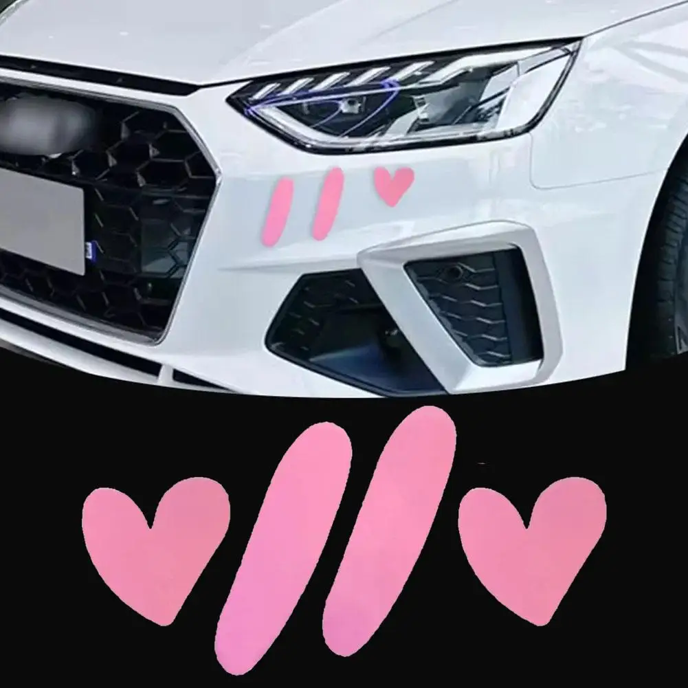 

Cute Cartoon Powder Blusher Car Stickers Waterproof Tank Window Motorcycle Auto Vinyl Bumper Fairing Decorative Front Decal F8U5