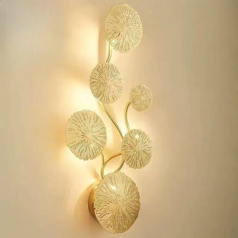 

Nordic light luxury simple creative living room wall lamp TV background wall Bedroom bedside lamp