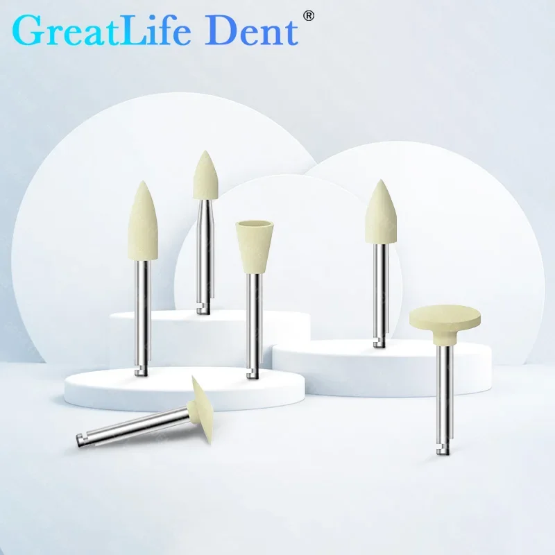 GreatLife Dent GDR Dental Silicone Grinding Heads Ultra-Fine Particle Size for High-Gloss Polishing Dental Tools Materials