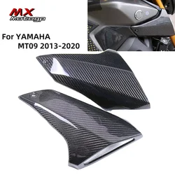 For YAMAHA MT09 FZ09 MT FZ 09 2013-2020 Motorcycle Carbon Fiber Air Intake Cover Tank Side Panels Spoiler Guard Fairing Kits