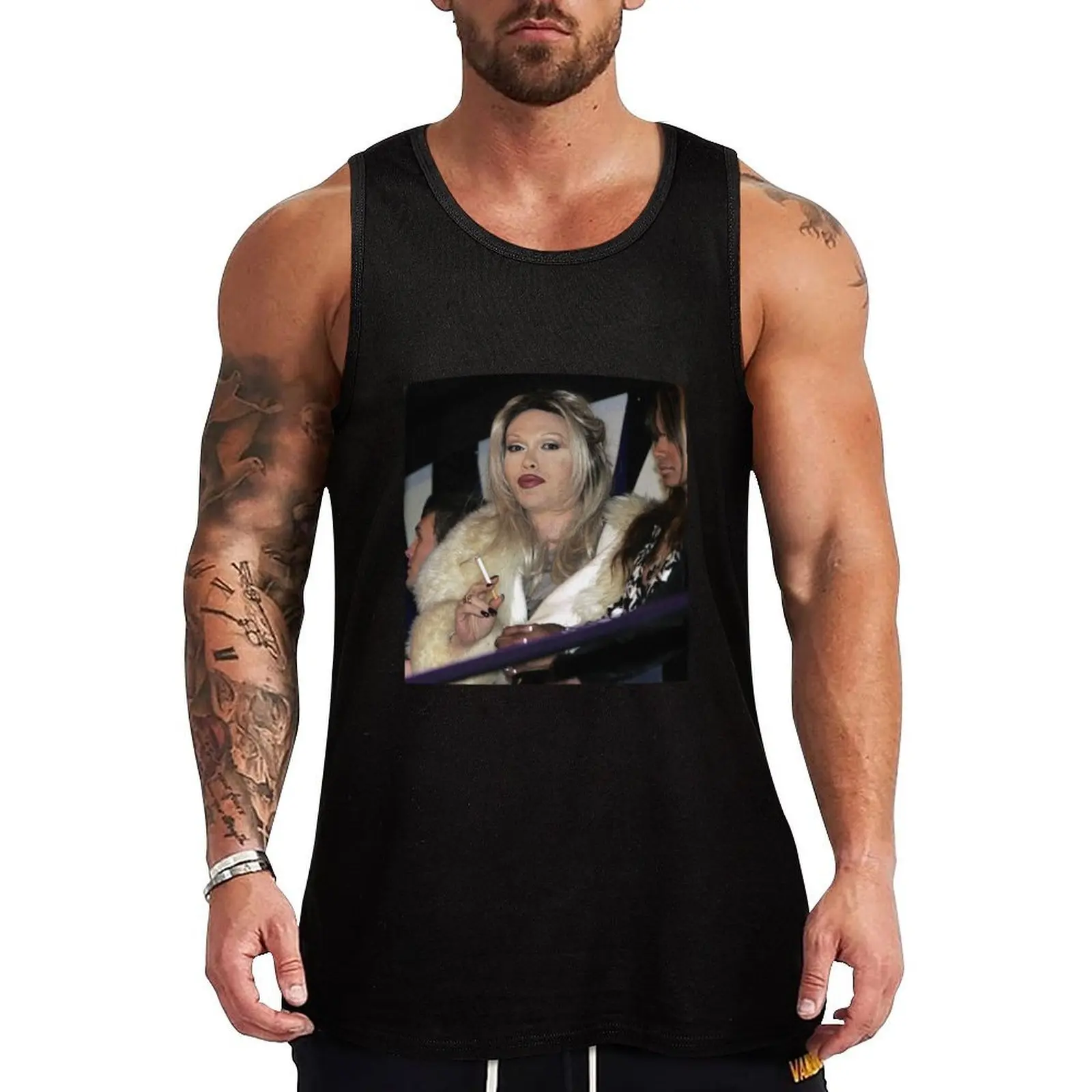 Pete Burns Icon Tank Top Essential Sleeveless Shirt Solid Basic Tank Top