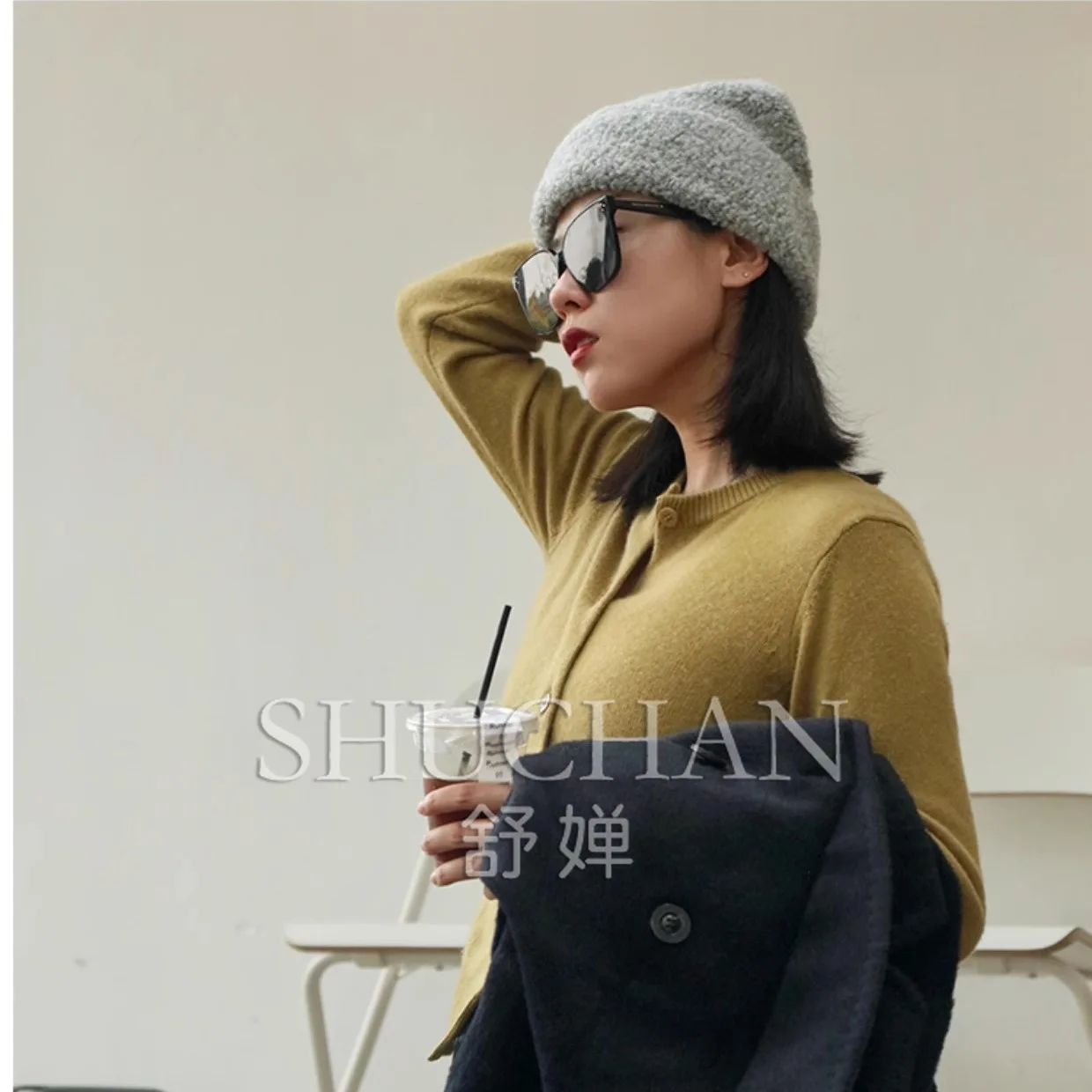 قبعة باردة متعددة الاستخدامات للخريف والشتاء، قبعة محبوكة دافئة للنساء، قبعة حماية الأذن الصلبة، حقيبة رأس ATM