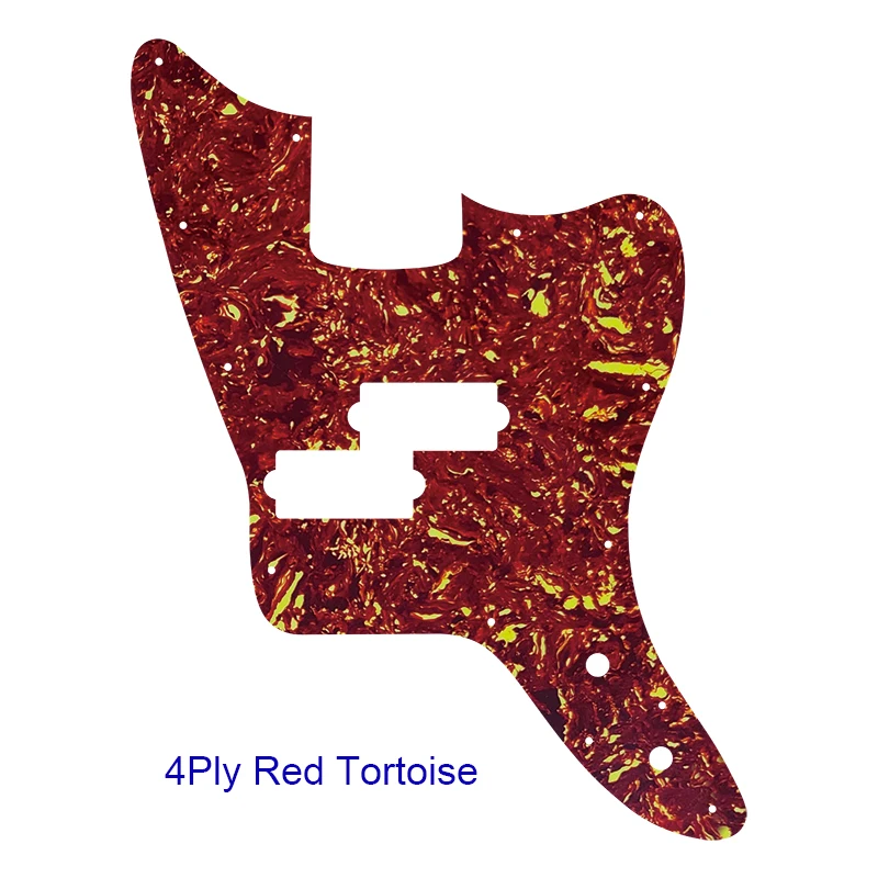 Fei Man - Custom Pickguard Parts For US Fender MH Signature Jaguar Bass Guitar Pickguard, Multicolor Choice