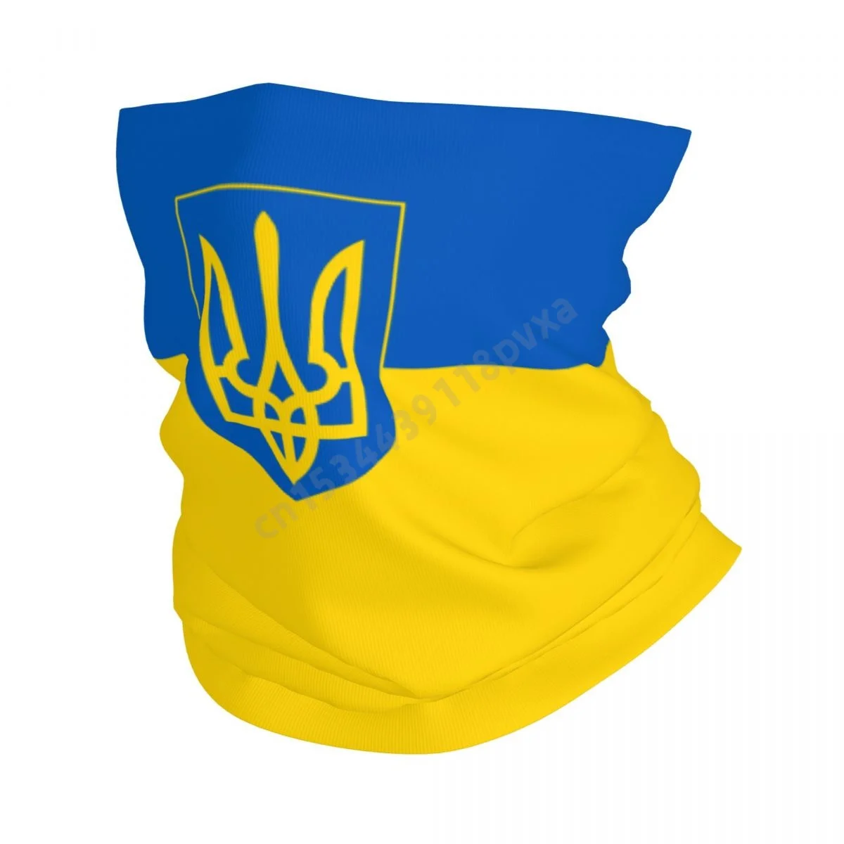 Ukraine Flag Ukrainians National Neckerchief Scarf Neck Face Mask Unisex Neck Warmer Seamless Bandana Headwear Cycling Hiking - view 3