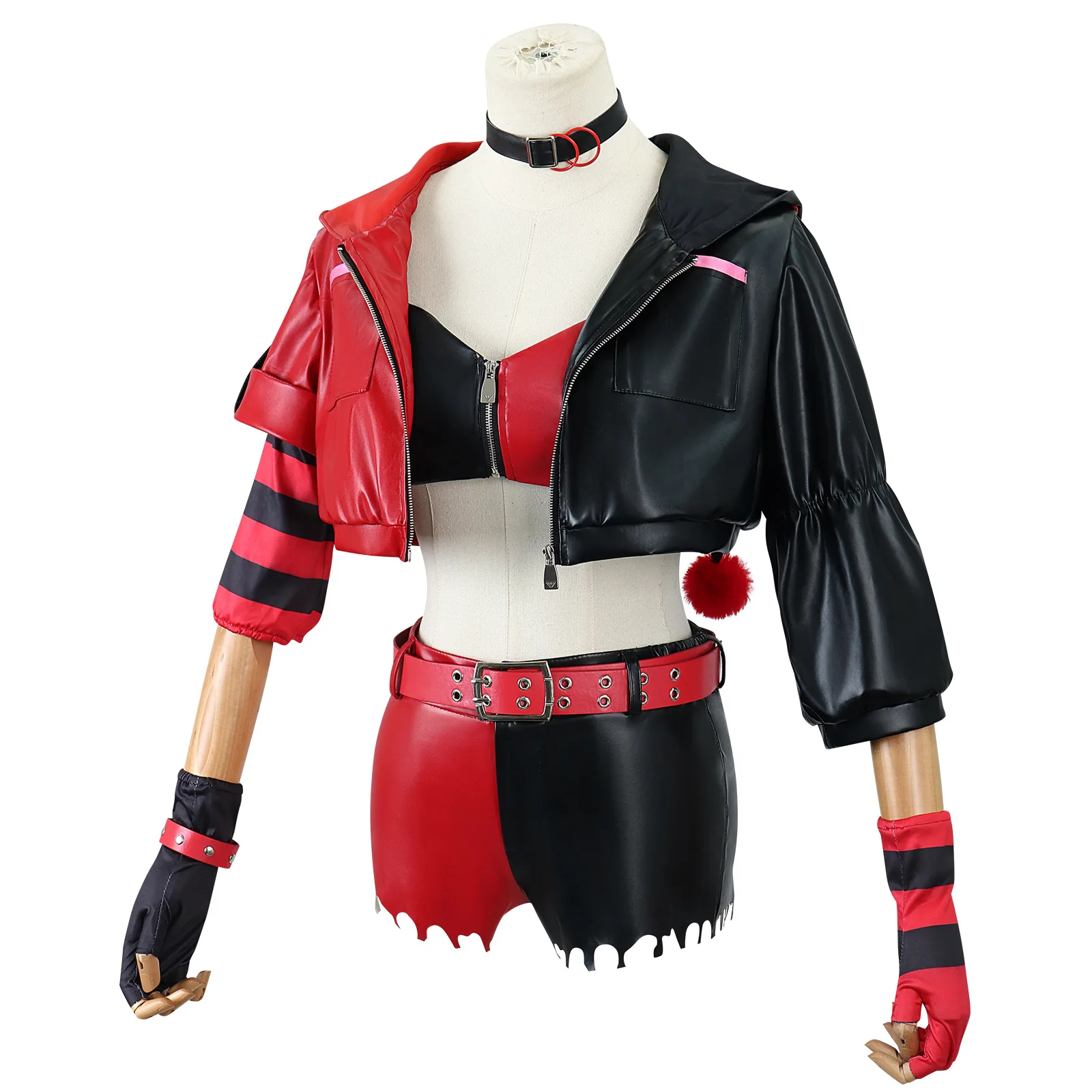 Harley Quinn Cosplay Costume The Joker Carnival Uniform Wig Anime Halloween Costumes Women Game Carnival Costume Adults