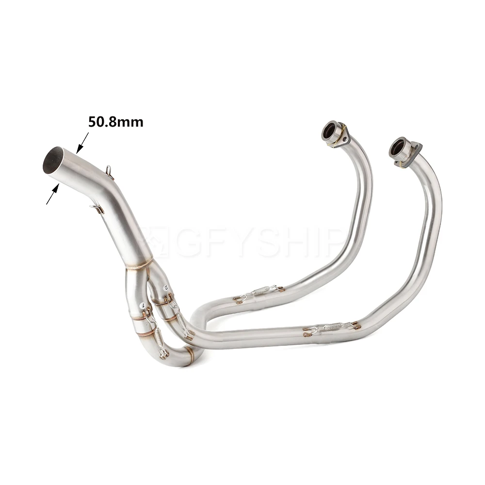 For Kawasaki KLE 500 1991 to 2003 2004 2005 2006 2007 KLE500 Escape Motorcycle Exhaust Muffler Header Link Pipe 51mm Slip-on