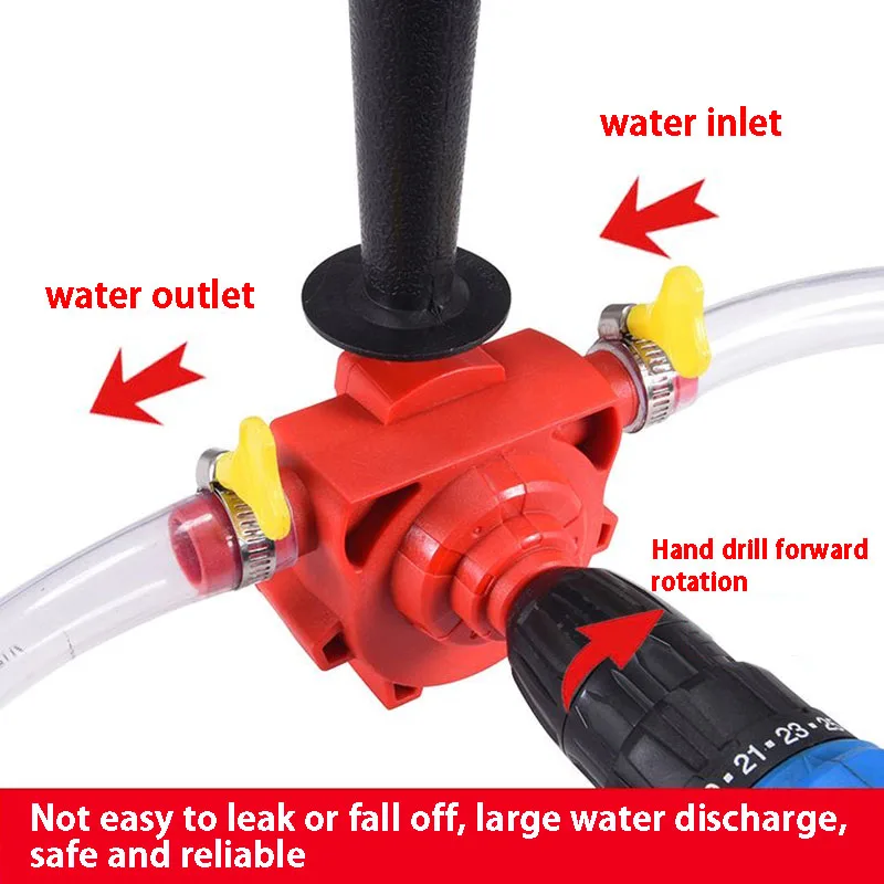 Hand Electric Drill Water Pump Diesel Pump Small Water Pump Household Multi-Functional Portable Hand-Held Modified Pump