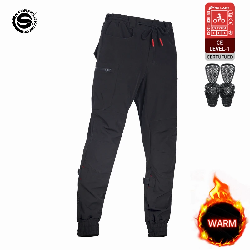 

Мотоциклетные брюки Star Field Knight, зимние теплые, ветрозащитные, брызгозащищенные брюки для верховой езды с защитными механизмами CE