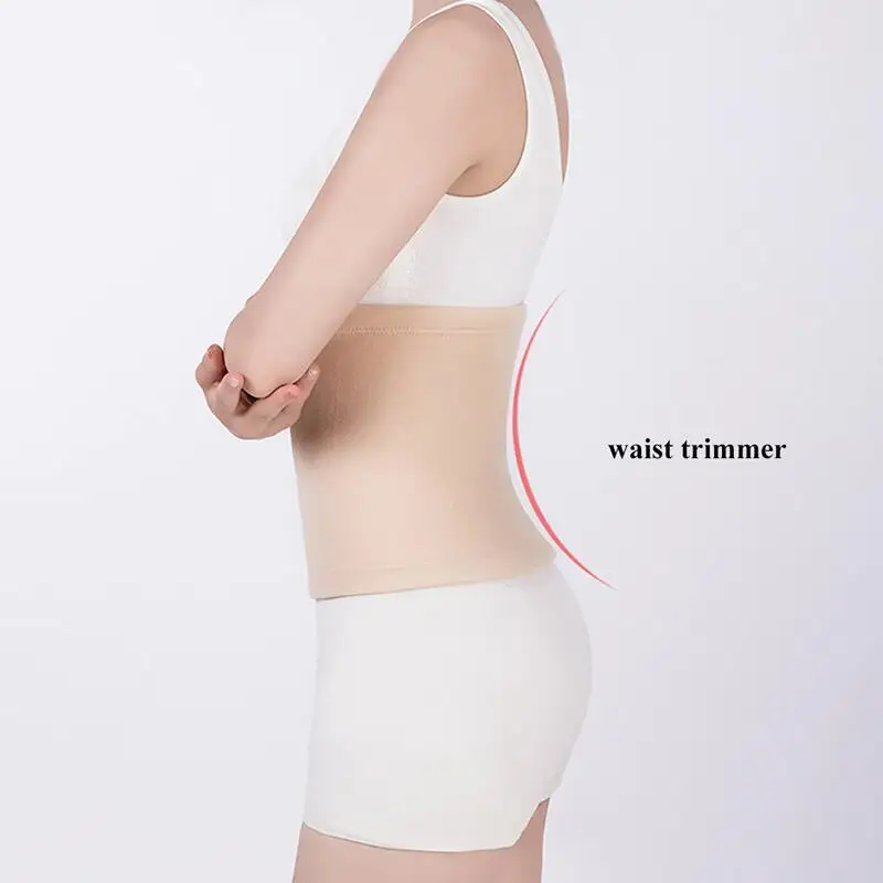 Fleece Waist Warmer Thermal Lower Back Support Belt Therapy Stomach Kidney Warmer Abdominal Binder Lumbar Support Brace Warmer