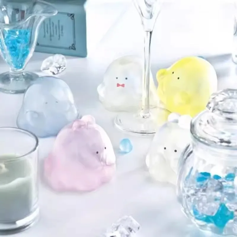 الأصلي YELL اليابان Gashapon Kawaii أنيمي الشكل لينة الغراء لطيف شبح لطيف مصغرة كبسولة اللعب هدية