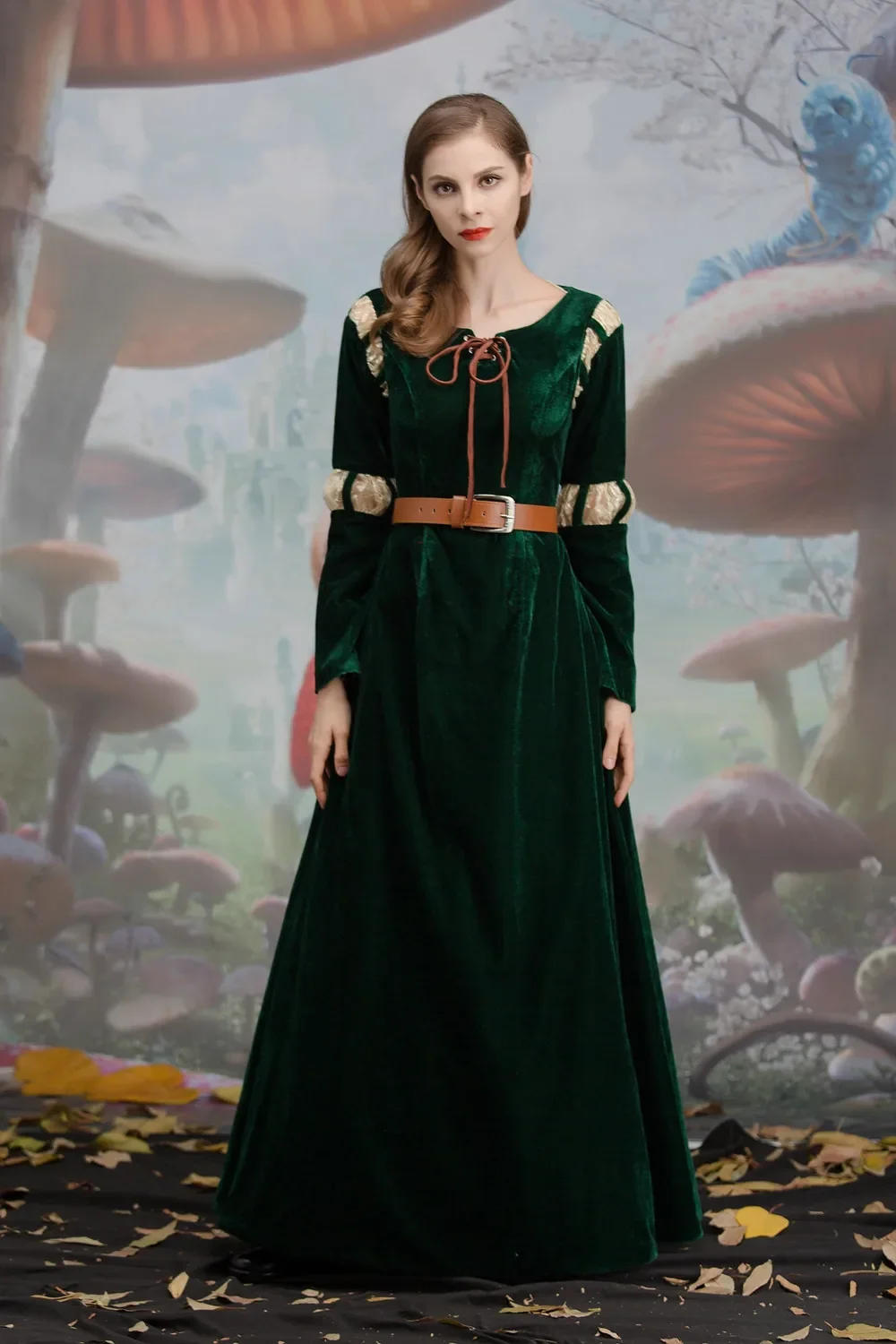 Brave Princess Halloween Costumes for Merida Movie Cosplay Princess Dress for Party Carnival
