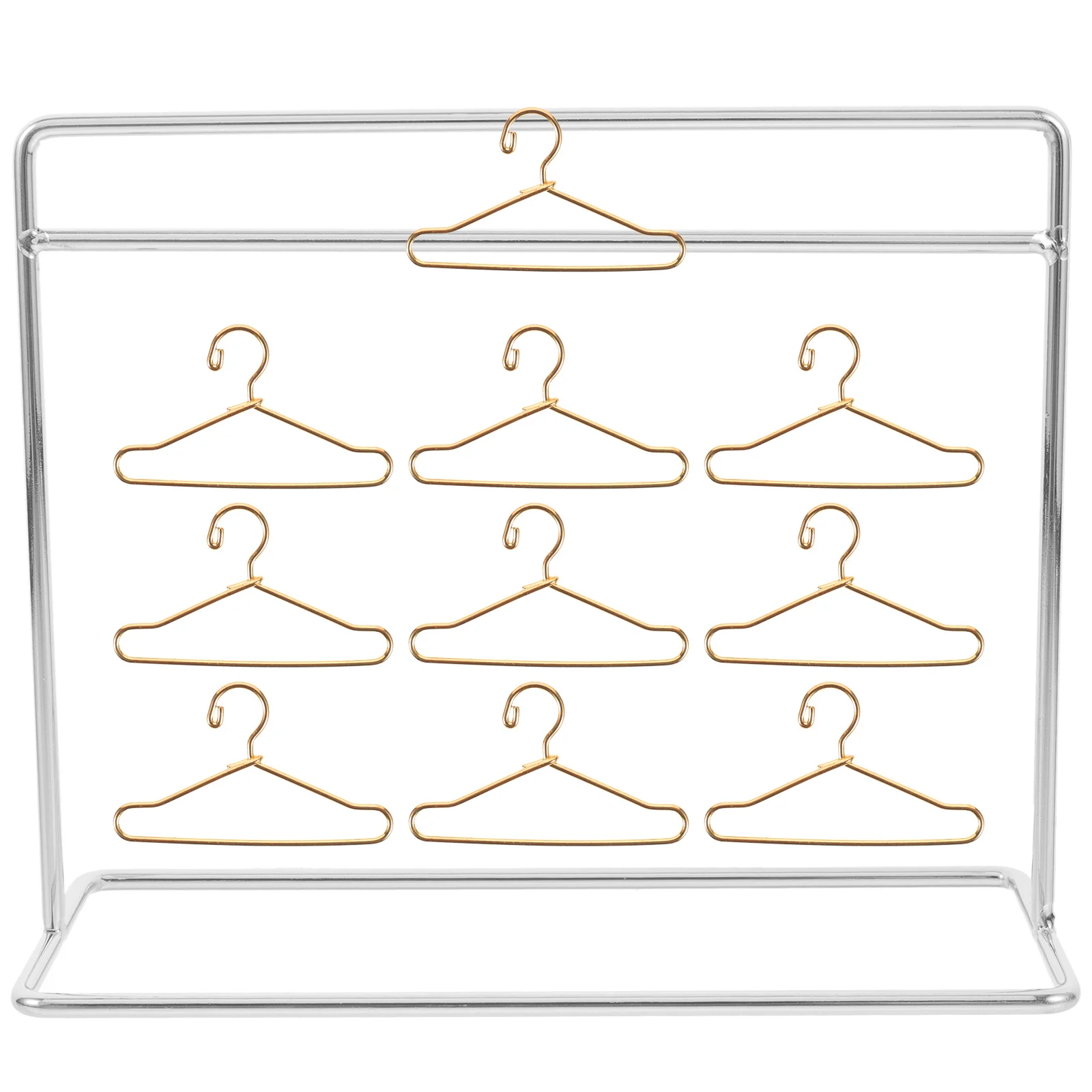 Mini Hanger Clothing Dry Rack Garment Hangers Coat Office Decor for Women Desk and Accessories Kid