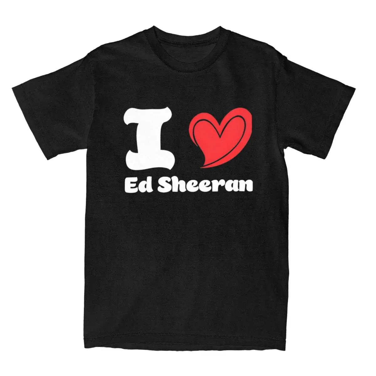 Men T-Shirts Ed Sheeran Ed The Mathematics Tour Funny Pure Cotton Tees Short Sleeve T Shirt Round Neck Clothes Summer