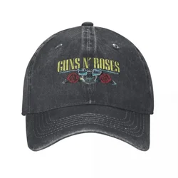 Guns N Roses Men Women Baseball Cap Heavy Metal Punk Distressed Cotton Hats Cap Vintage Outdoor Running Golf Snapback Hat