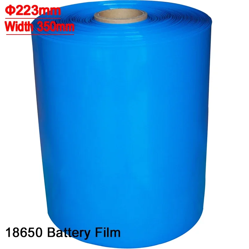 1/5/10m szerokość 350mm rurka termokurczliwa PVC izolowana folia Wrap futerał ochronny drut rękaw kablowy bateria litowa opakowanie 18650