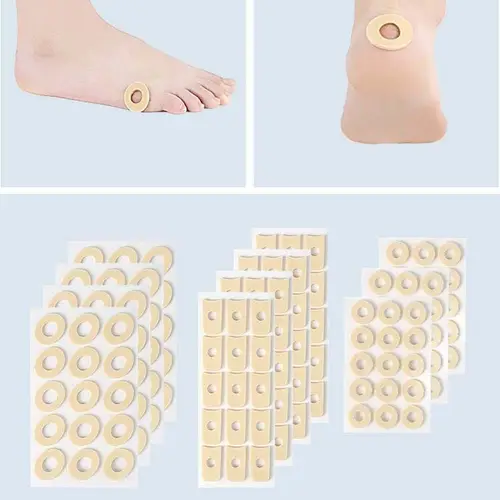 Imagen 2 del producto Almohadillas para mangas, herramientas de pedicura, almohadillas de látex para los dedos del pie, cojines para callos, Protector de juanete, almohadillas para juanetes de maíz, pegatina antidesgaste para pies