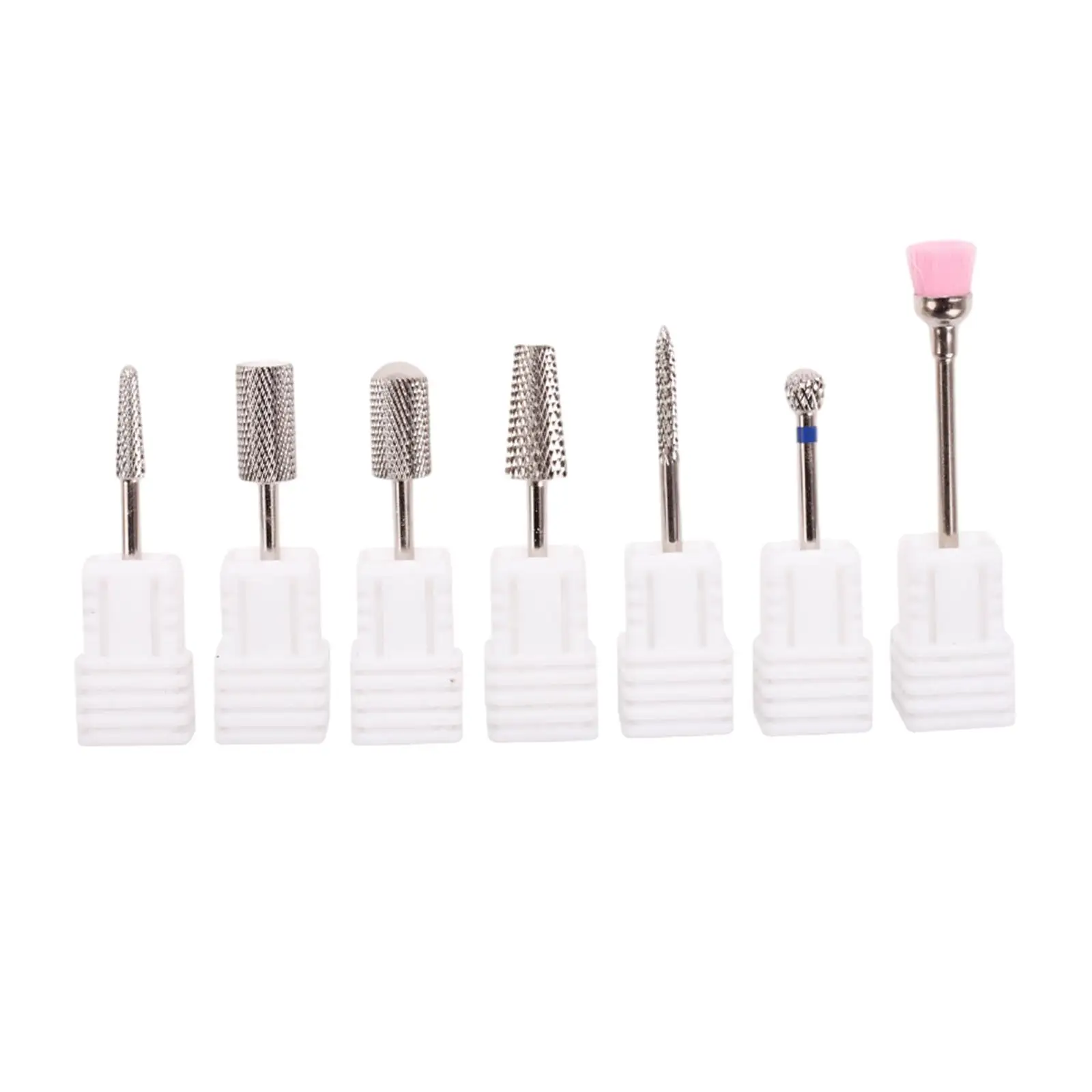 7 Pieces Manicure Bits Electric Manicure Head Replacement Device Nail