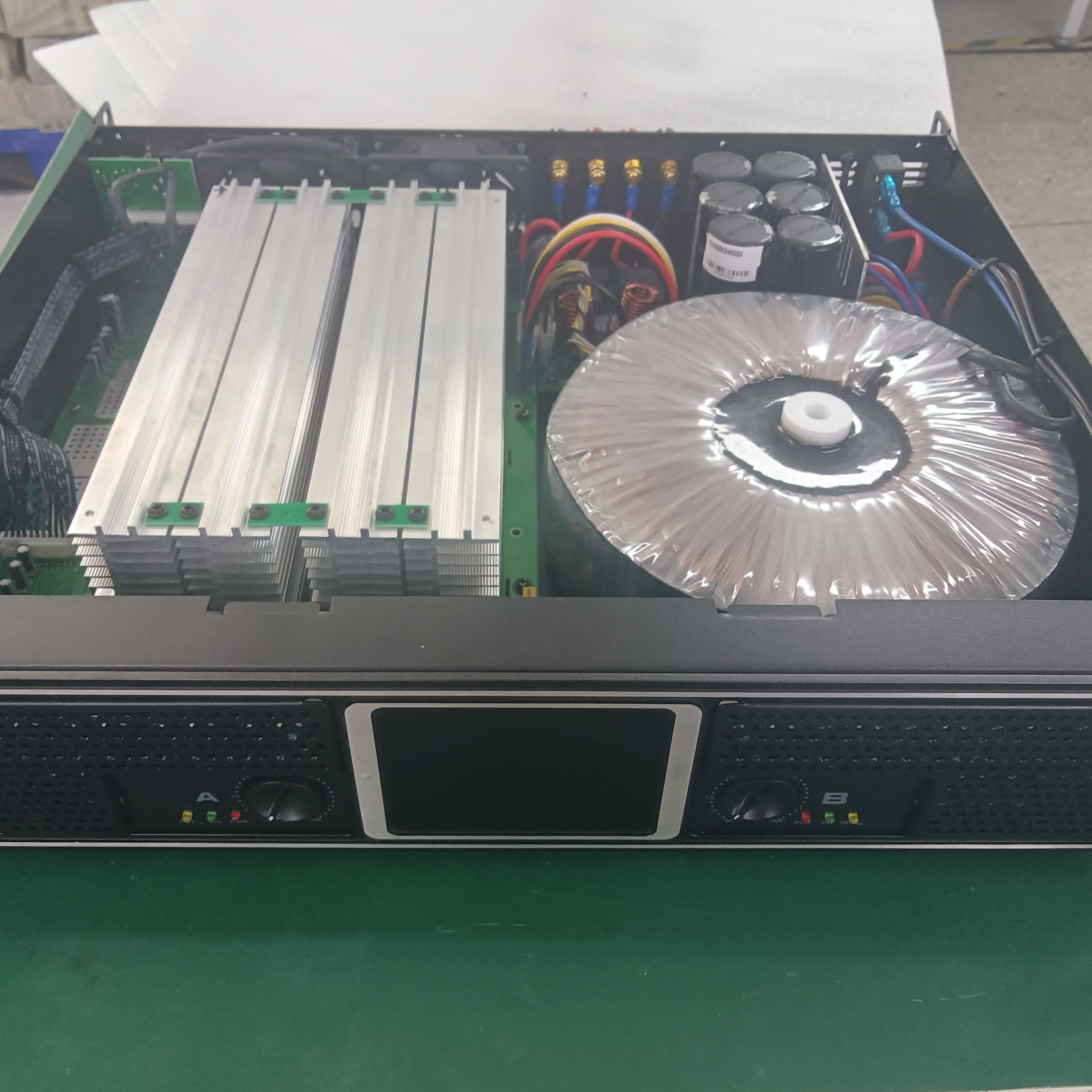 Amplificador de Potencia Crell Mosfet CS4000 2U 600W*2, 600 Vatios, Serie CS, Amplificador de Audio, Mezclador de Potencia