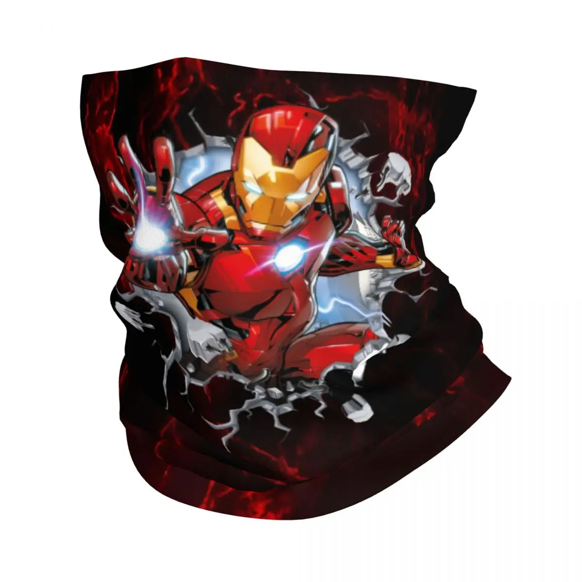 Marvel-Iron Man Motocross Round planchers f, Bandana Neck, Balaclava Riding, Unisexe, Adulte, Hiver