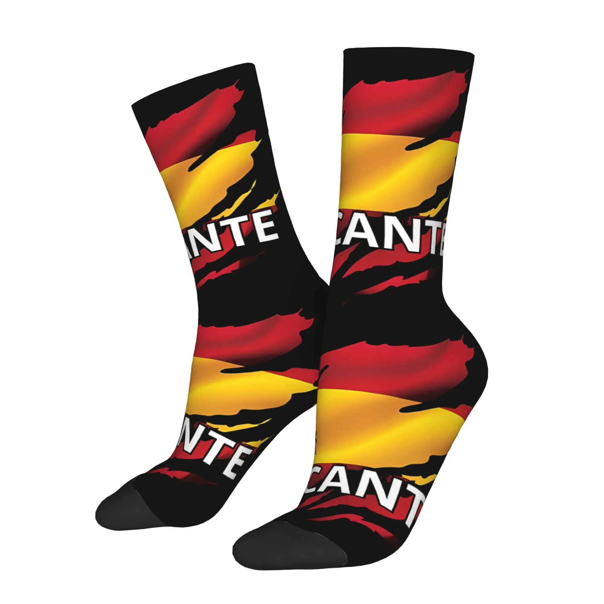 

Alicante Spain Flag Socks Male Mens Women Spring Stockings Harajuku