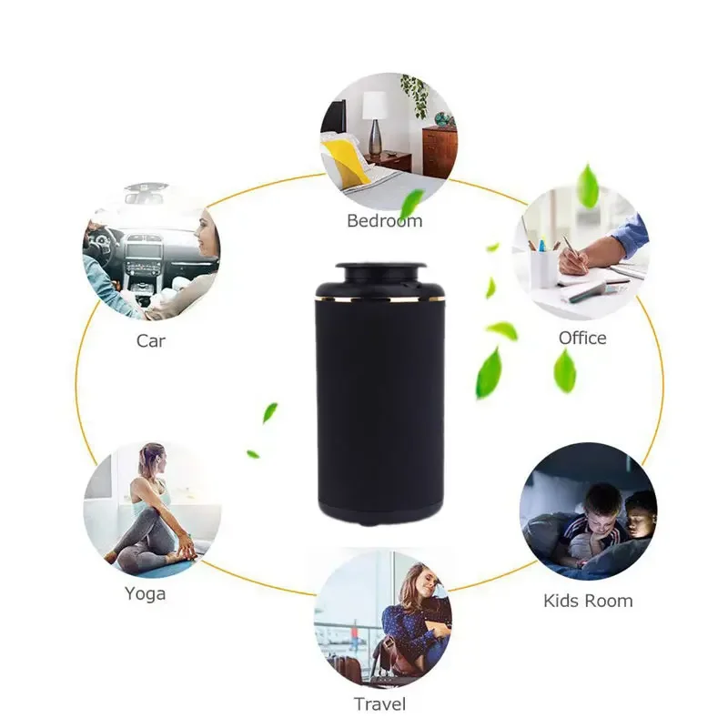 Deodorante per auto senza acqua olio essenziale diffusore di profumo profumo nebulizzatore macchina USB 10ml bottiglia Home Office purificatore d'aria