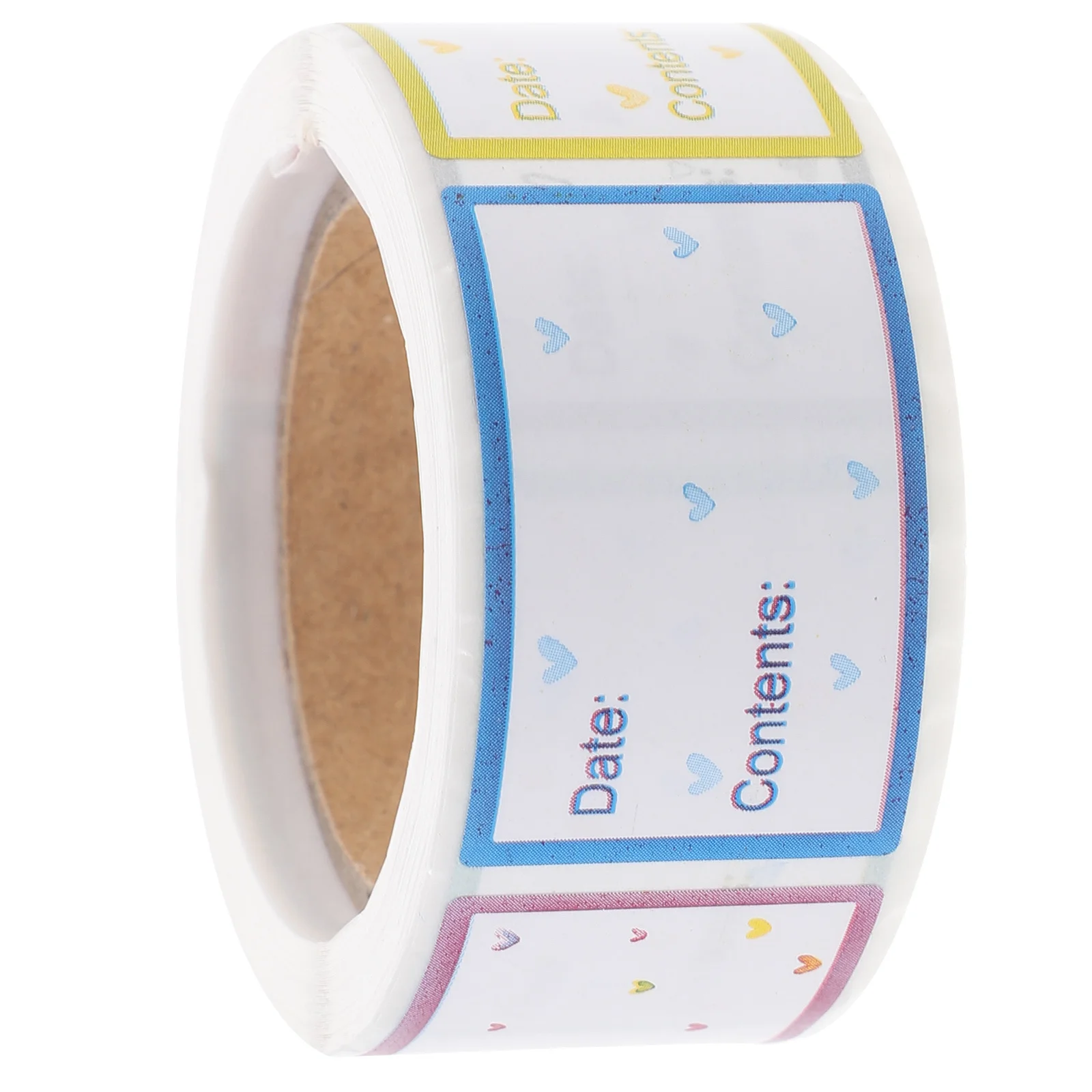 ملصقات الفريزر للكتابة على ملصقات تاريخ الطعام القابلة للإزالة اللاصقة لزجاجات الجرار ومنظمة مخزن المطبخ