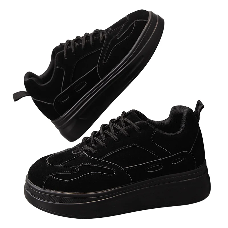 

2025 Hot Selling High Quality 6CM Platform Sneakers for Women Wedge Heel Women Casual Shoes Chunky Sneakers Fashion Shoes Heeled