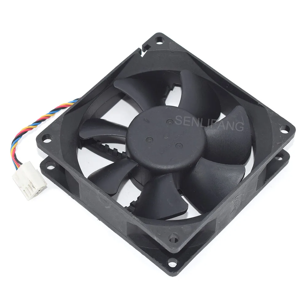 Ventilador de refrigeración cuadrado para coche, enfriador EFH-08E12W-IP01 3VRGY-A00 de 80MM para DWPH de 80x80x25MM, DC12V, 0.70A, 4 cables