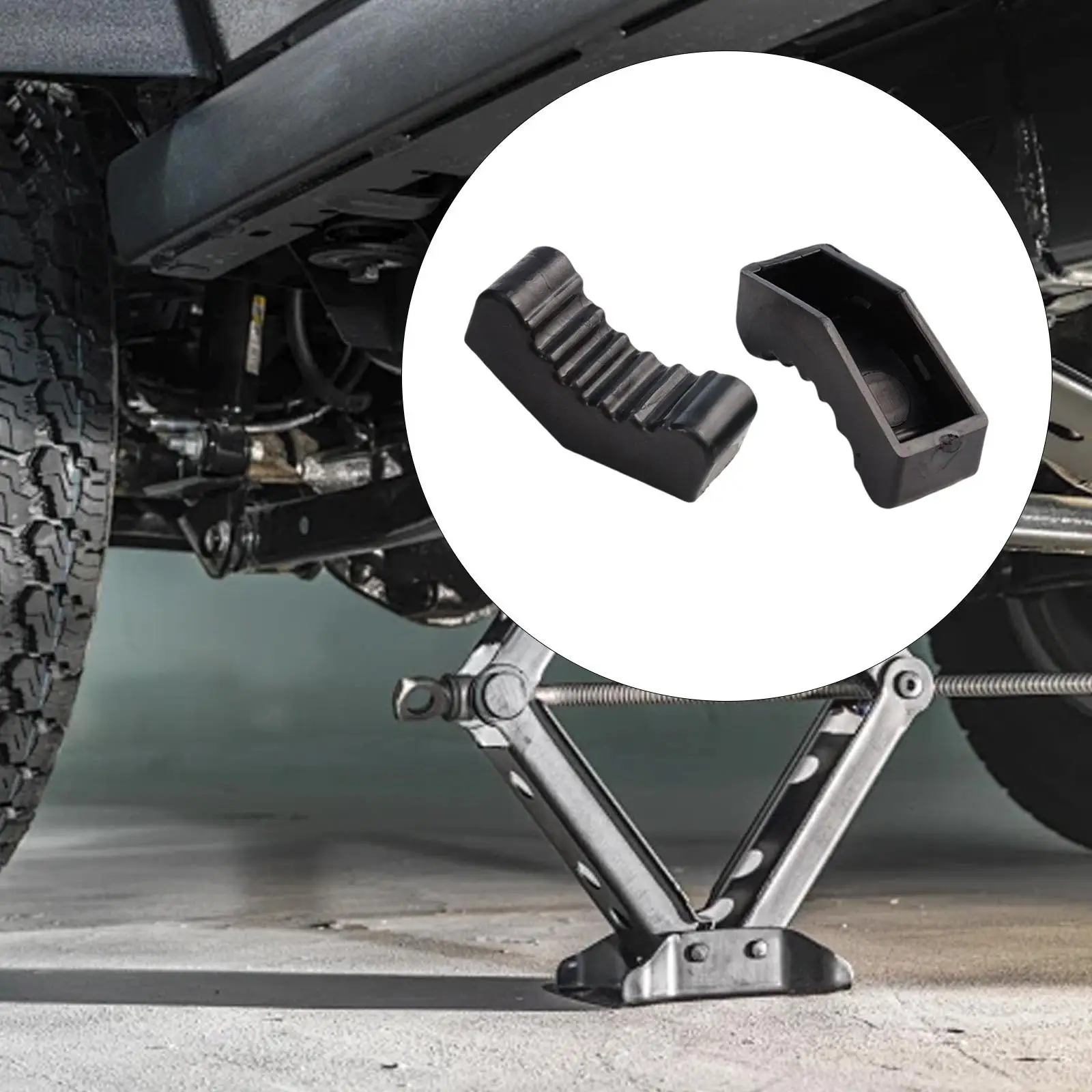 Heavy Duty Rubber Jack Pad Anti Slip Support Block for Car Axle Stand Vehicle Chassis Protection Tool
