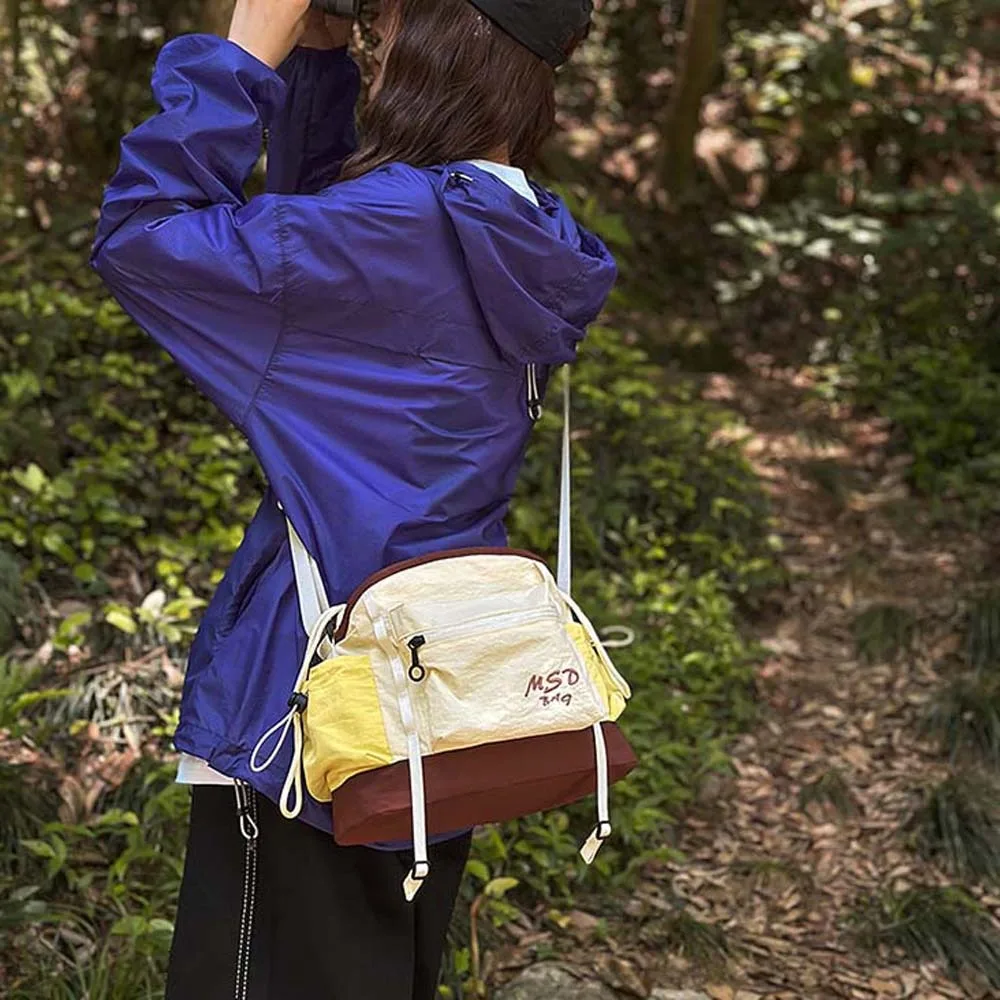 

Портативная альпинистская сумка через плечо с вышивкой, большая вместительная уличная нейлоновая сумка на плечо, быстросохнущая регулируемая сумка на ремнях