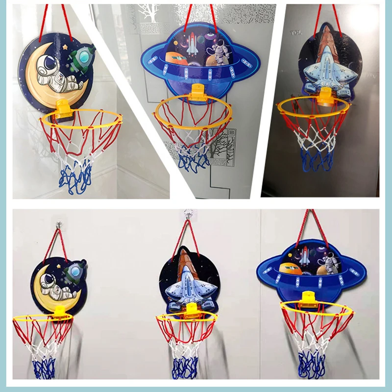 Cartoon Animal Basketball Hoop Toys Kids Throw Basketball Stand Set Indoor Outdoor Sport Games Play Toys for Children Boys Girls