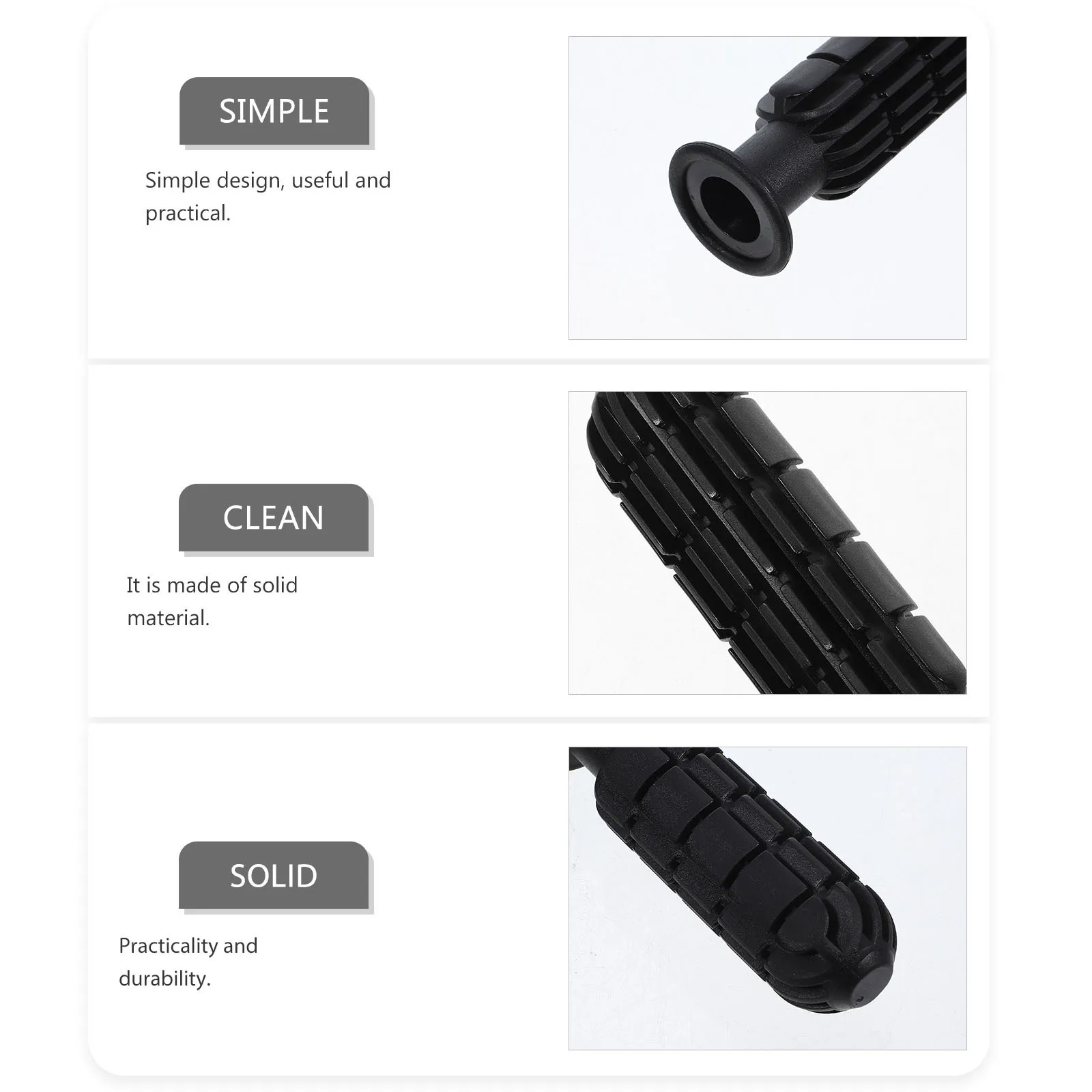 

8Pcs Football Table Handles Replacement Sturdy PP Material Anti-Skid Ergonomic Design for Long-Lasting Use Foosball Table Parts