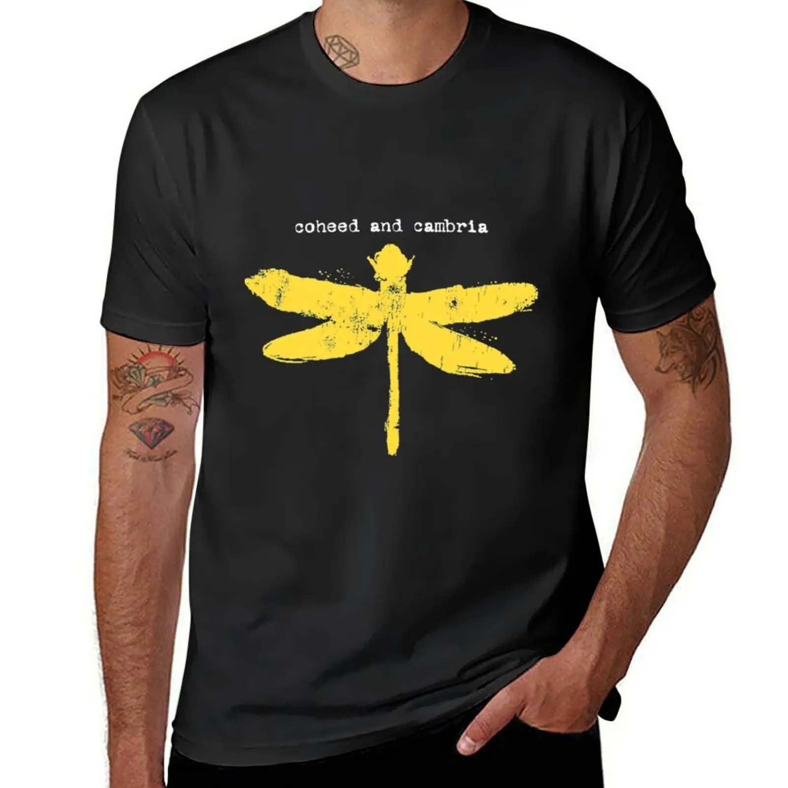 Coheed and Cambria Dragonfly \t T-Shirt Aesthetic clothing blacks slim fit t shirts for men