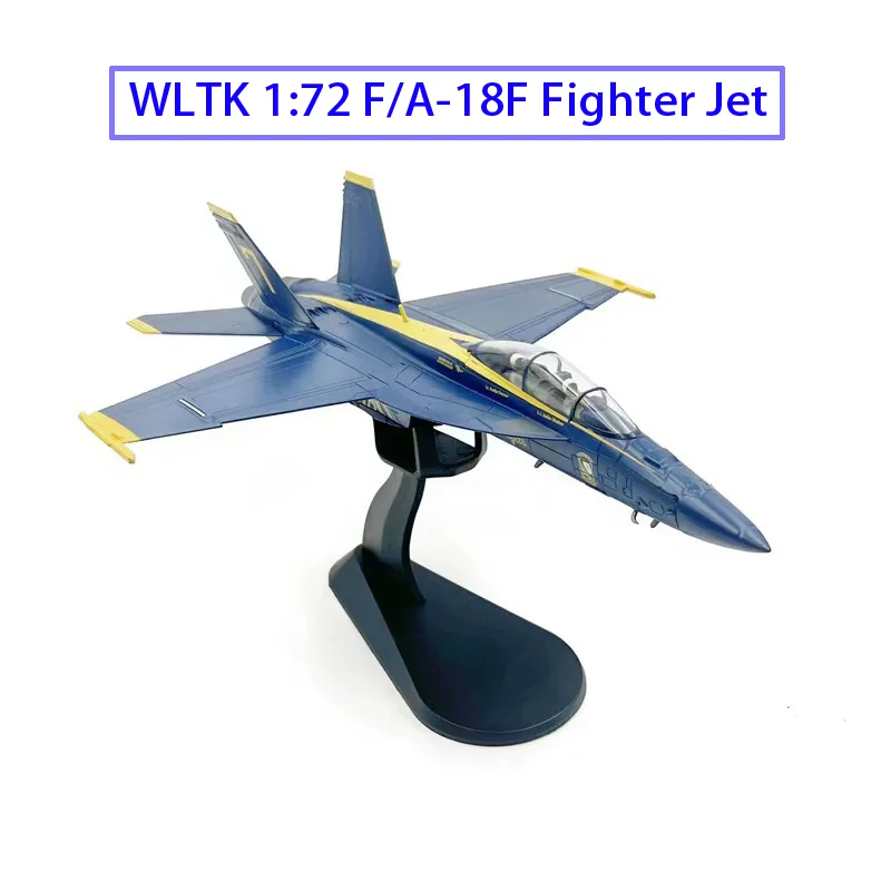 WLTK 1:72 Scale F/A-18F Fighter Jet Alloy Model For Collection Display & Holiday Gifts Toys