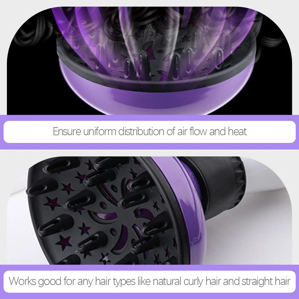 غطاء ناشر مجفف الشعر في صالونات التجميل، بديل لدرجات الحرارة العالية، مرفق مجفف الشعر المتين للشعر المستقيم المجعد