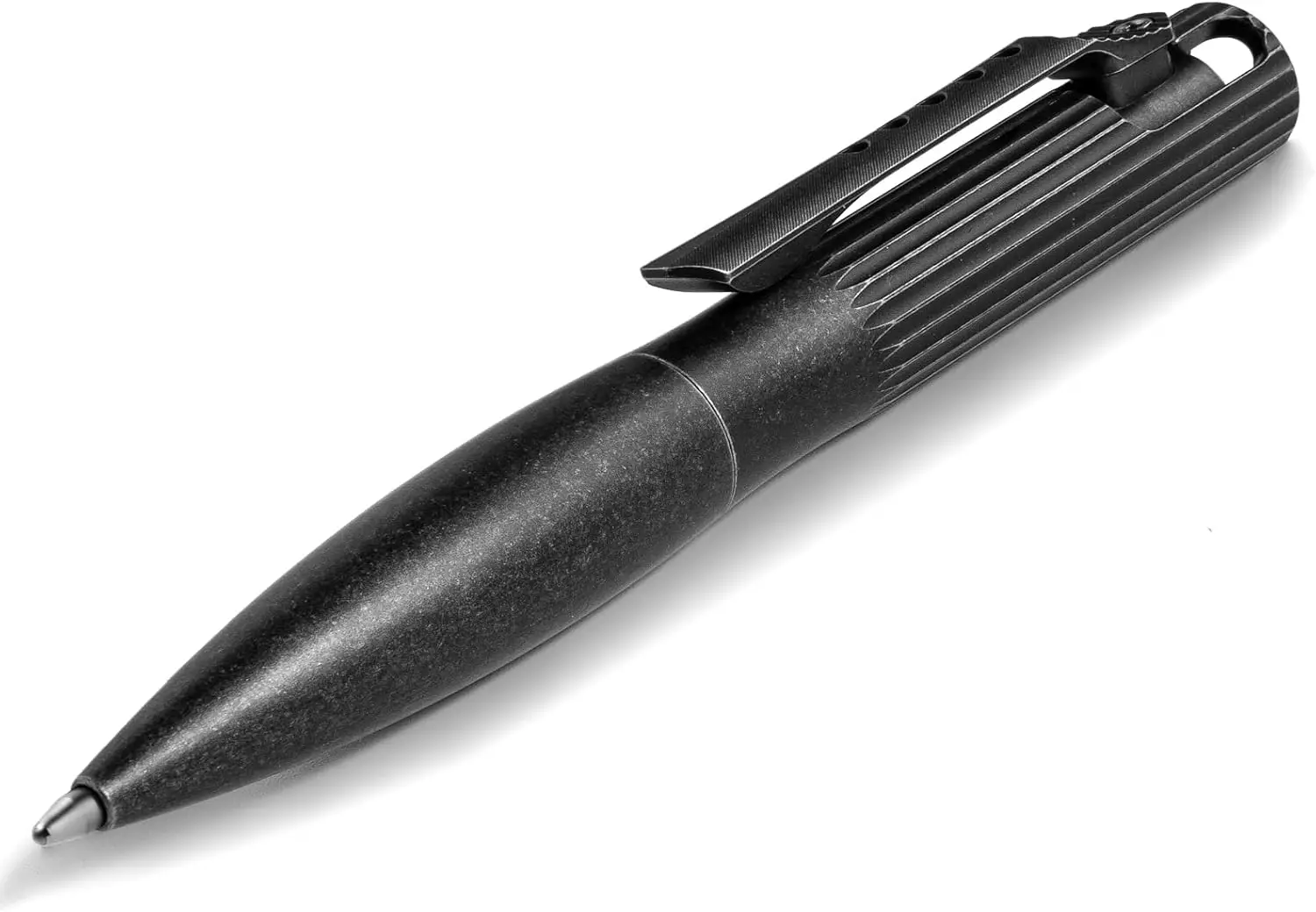 

Titanium Ballpoint Pen, Slide Retractable Tactical Pen, EDC Heavy Duty G2 Metal Pen, Medium Tip,Writing Pen for Signature