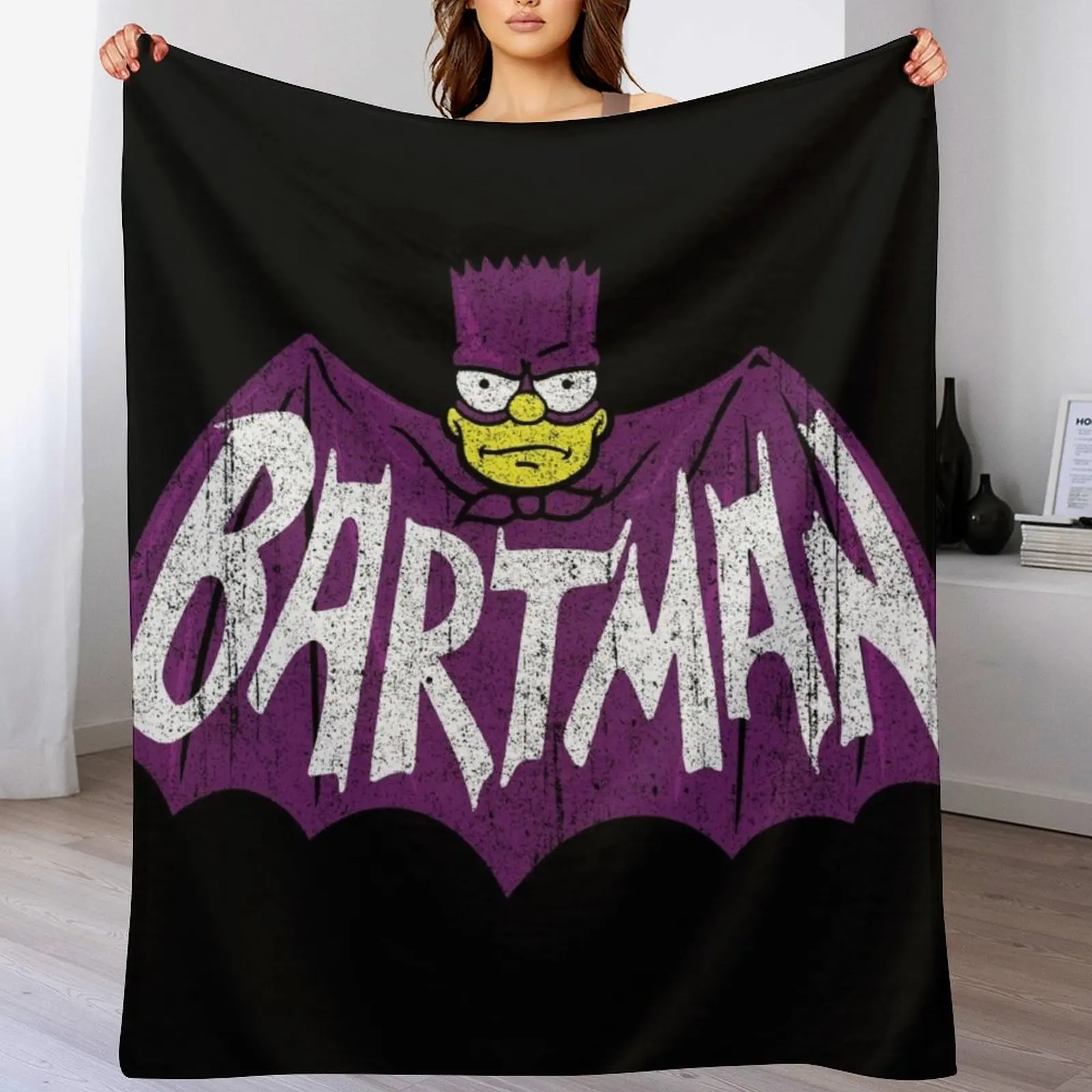 

Bartman Throw Blanket warm winter Travel Luxury Brand Beach Blankets