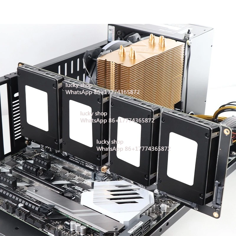 PCIE4.0X16 Four-disk U.2 Adapter Card Disk Array Raid One-split Four-split Card Expansion