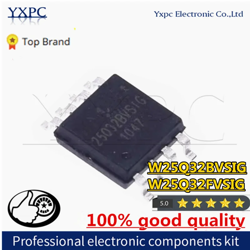 

5pcs W25Q32BVSSIG W25Q32BVSIG 25Q32BVSIG W25Q32FVSIG W25Q32FVSSIG 25Q32FVSIG W25Q32 sop-8 Chipset