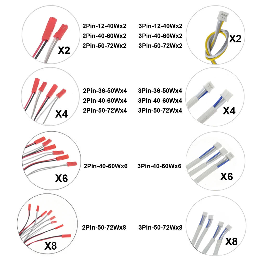 Controlador LED inteligente con Control remoto RF, transformador de iluminación de atenuación, AC220V, 2,4G, 12-40W, 36-50W, 40-60W, 50-72W, X2, X4, X6, X8, 240mA