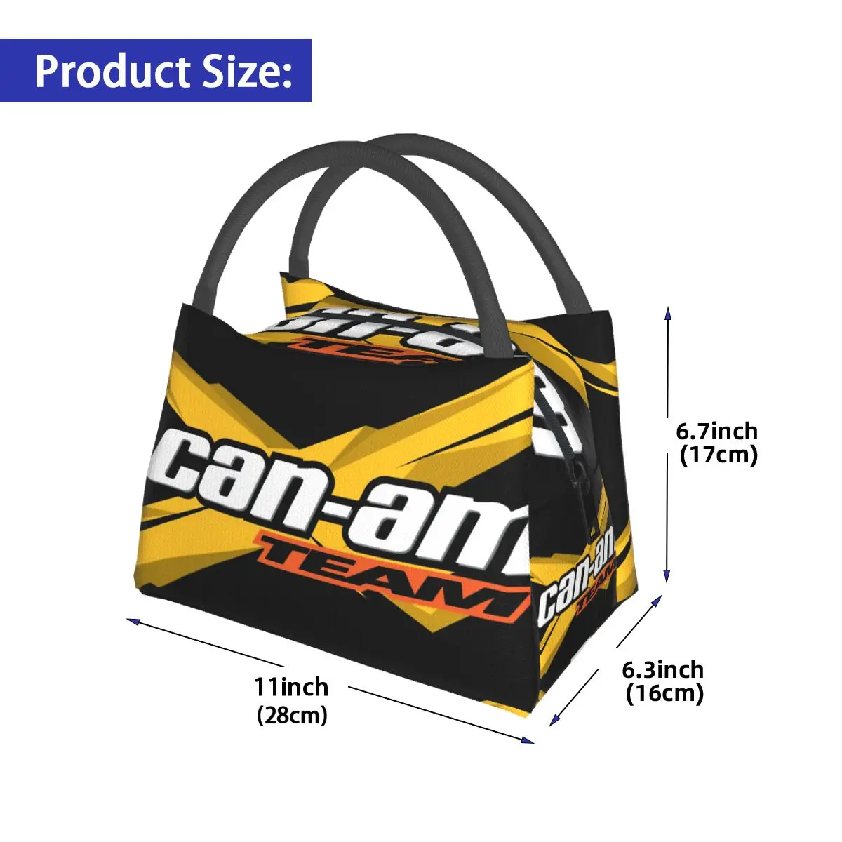 Can Am BRP ATV Portable insulation bag for Cooler Thermal Food Office Pinic Container