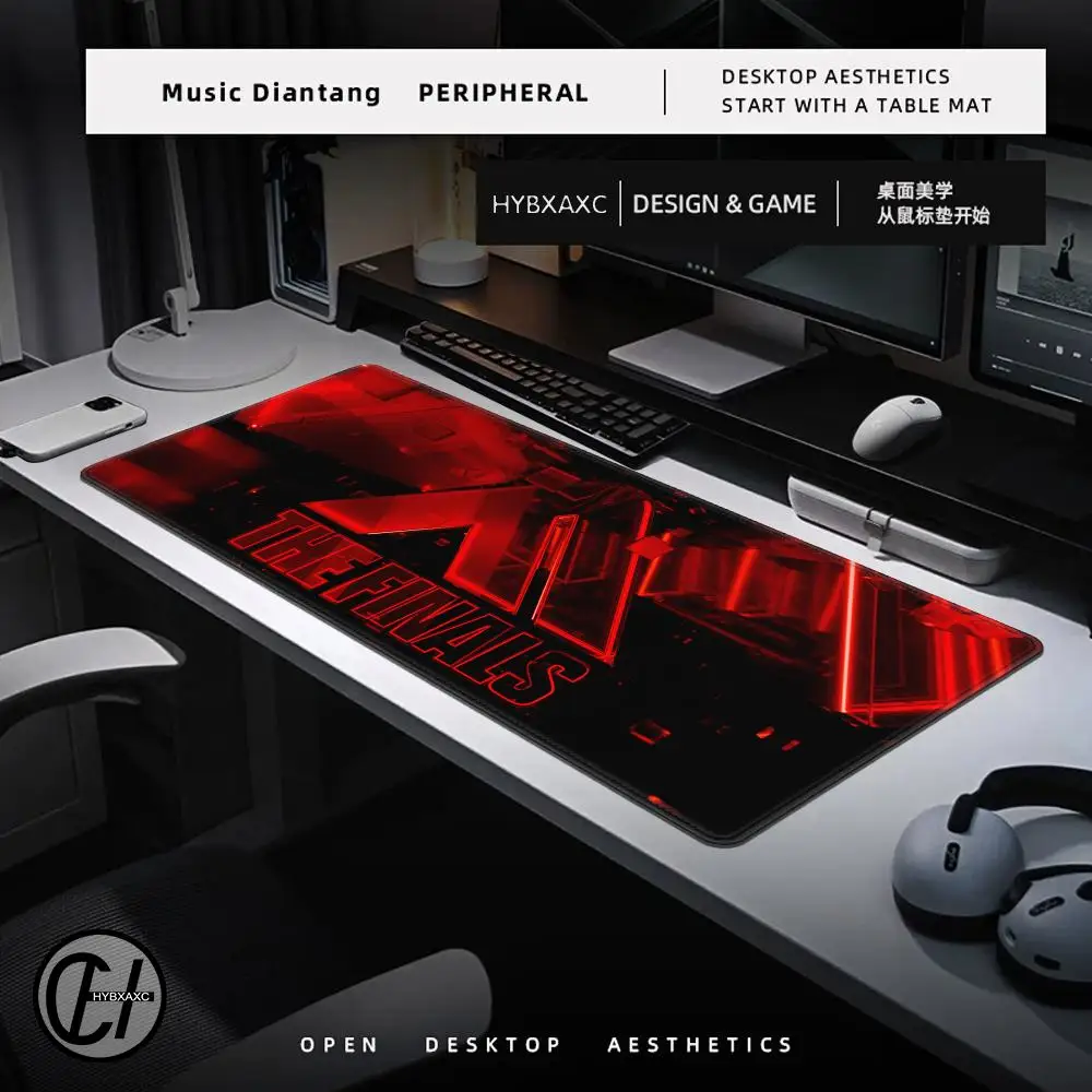 Hot Game The Finals Mouse Pad Protector Office Gaming Accessories Laptop Gamer Cabinet Non Slip