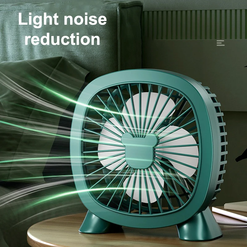 Ventilatore USB da tavolo Mini ventilatore portatile per sala da campeggio Home Office Car Ventilatori elettrici wireless ricaricabili silenziosi per esterni estivi